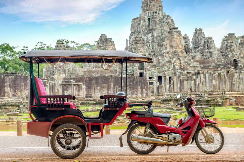 Tuk Tuk, Siem Reap, Cambodge